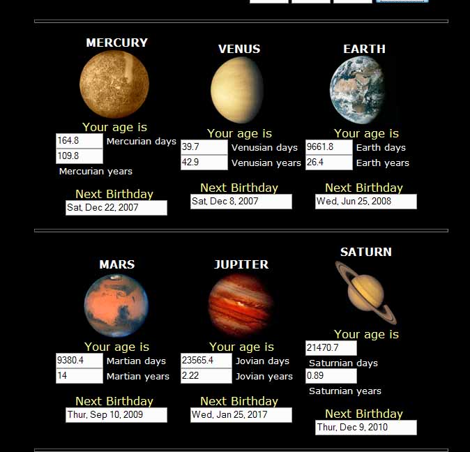 Planetas Sistema Solar